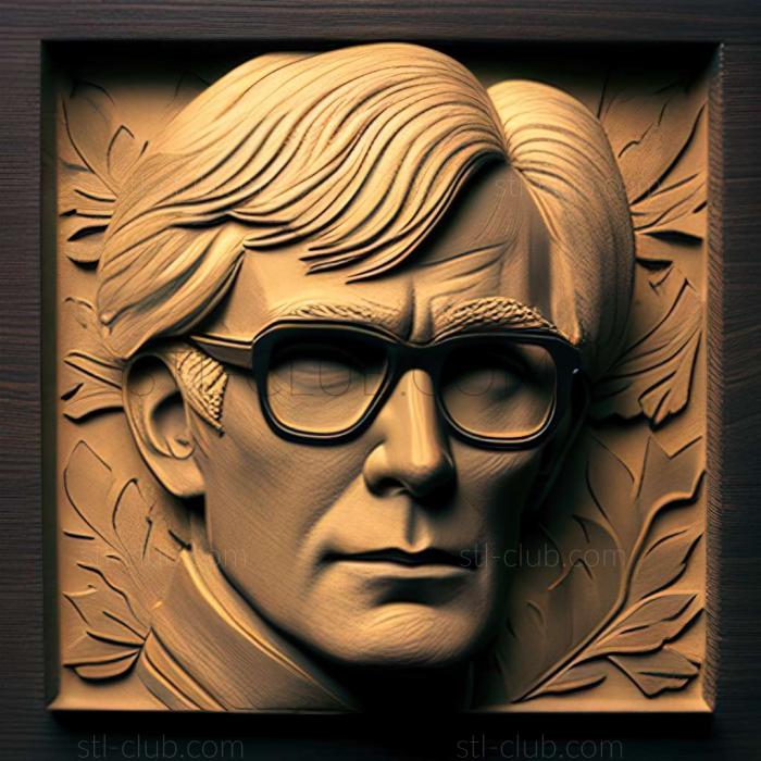 3D model Andy Warhol American artist (STL)